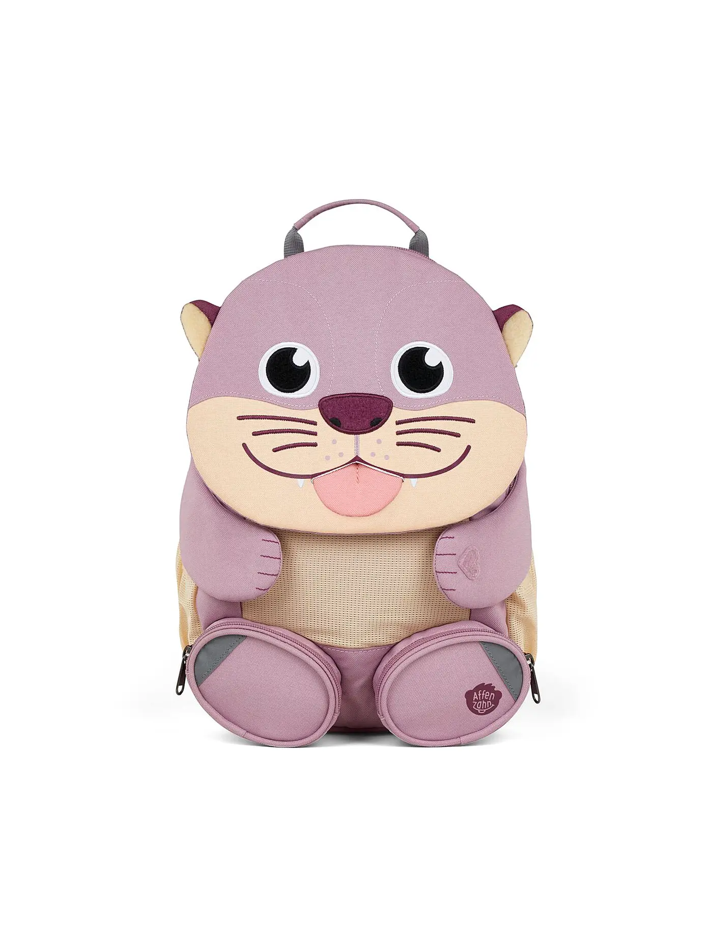 AFFENZAHN | Kinder Rucksack Große Freunde - Löwe | lila